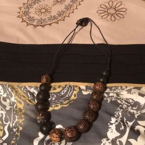 Wood necklace